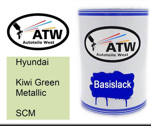 Hyundai, Kiwi Green Metallic, SCM: 500ml Lackdose, von ATW Autoteile West.